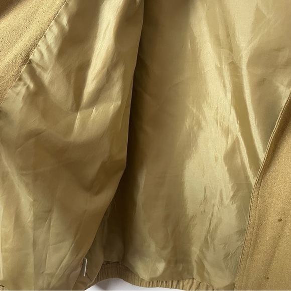 Oleg Cassini Vintage Open Front Jacket – 100% Silk, Gold Jeweled Front - Picture 7 of 13